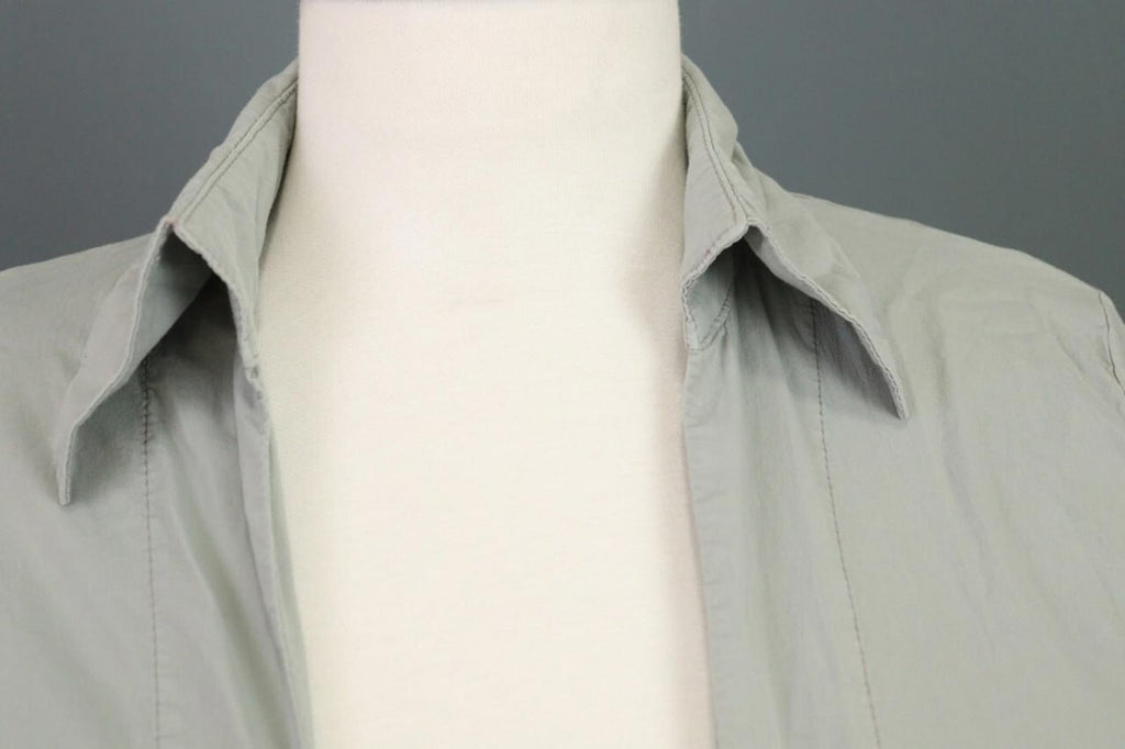 TRANSIT PAR SUCH Gray Beolt Long Sleeve Cape Top Blouse Shirt – Size 1