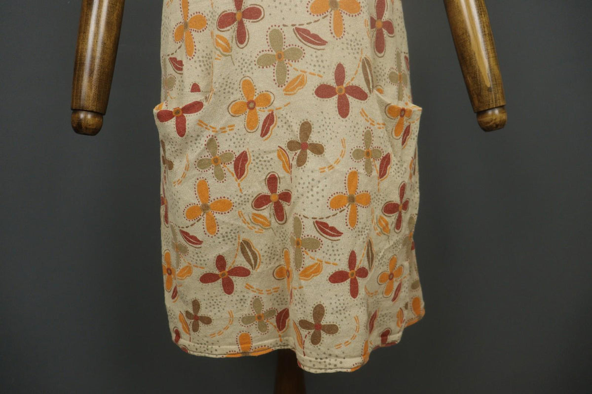 GUDRUN SJODEN Multicolor Floral Print Round Neck Sleeveless Tank Dress – Size M