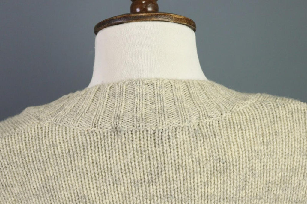 ISABEL MARANT ETOILE Sweater Ivory V-Neck Wool Lightweight – Size 1
