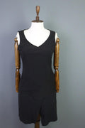 MARITHE FRANCOIS GIRBAUD Gray V-Neck Bodycon Dress – Size I 44 US 29