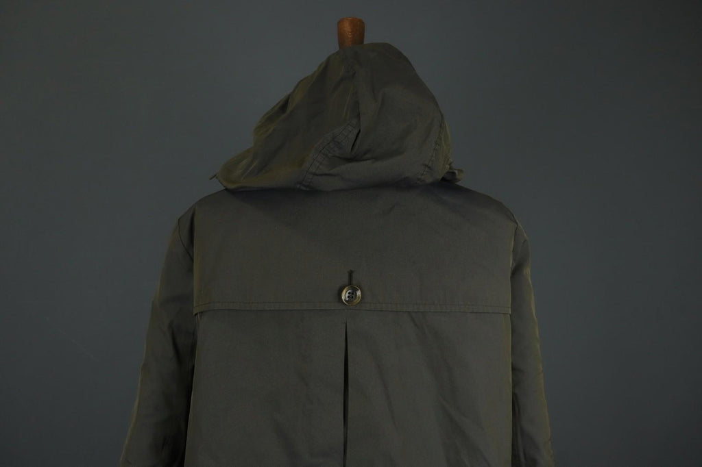 MAX MARA WEEKEND Dark Green Long Sleeve Hooded Windbreaker Jacket – Size 42
