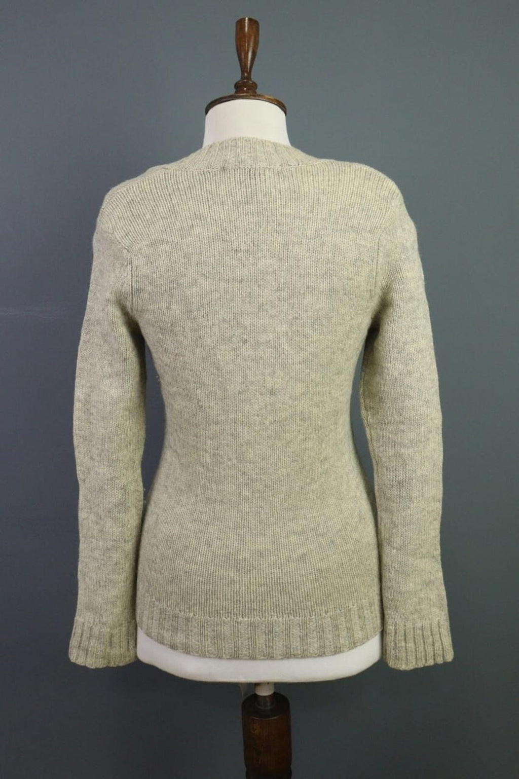 ISABEL MARANT ETOILE Sweater Ivory V-Neck Wool Lightweight – Size 1
