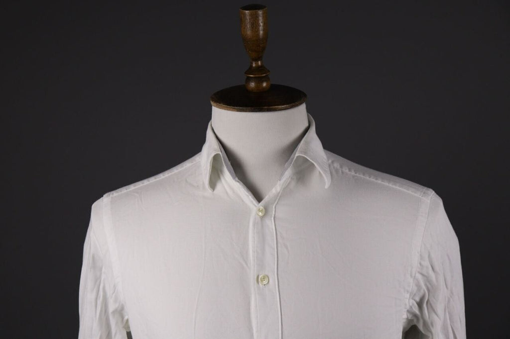 Hackett London Slim Fit White Luxury Long Sleeve Button Down Shirt – Size S