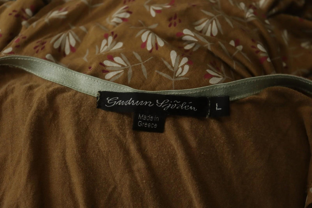 GUDRUN SJODEN Multi Floral Sleeveless Round Neck Pullover Tank Dress – Size L
