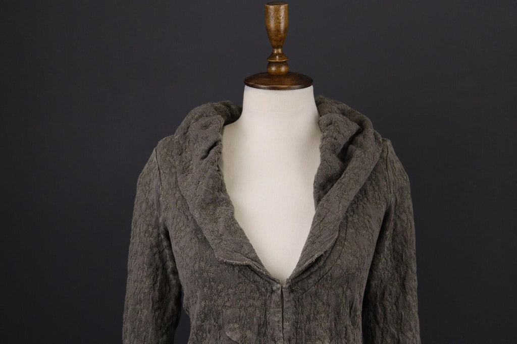 TRANSIT PAR SUCH Linen Embroidered Lagenlook Lightweight Coat Jacket – Size 2