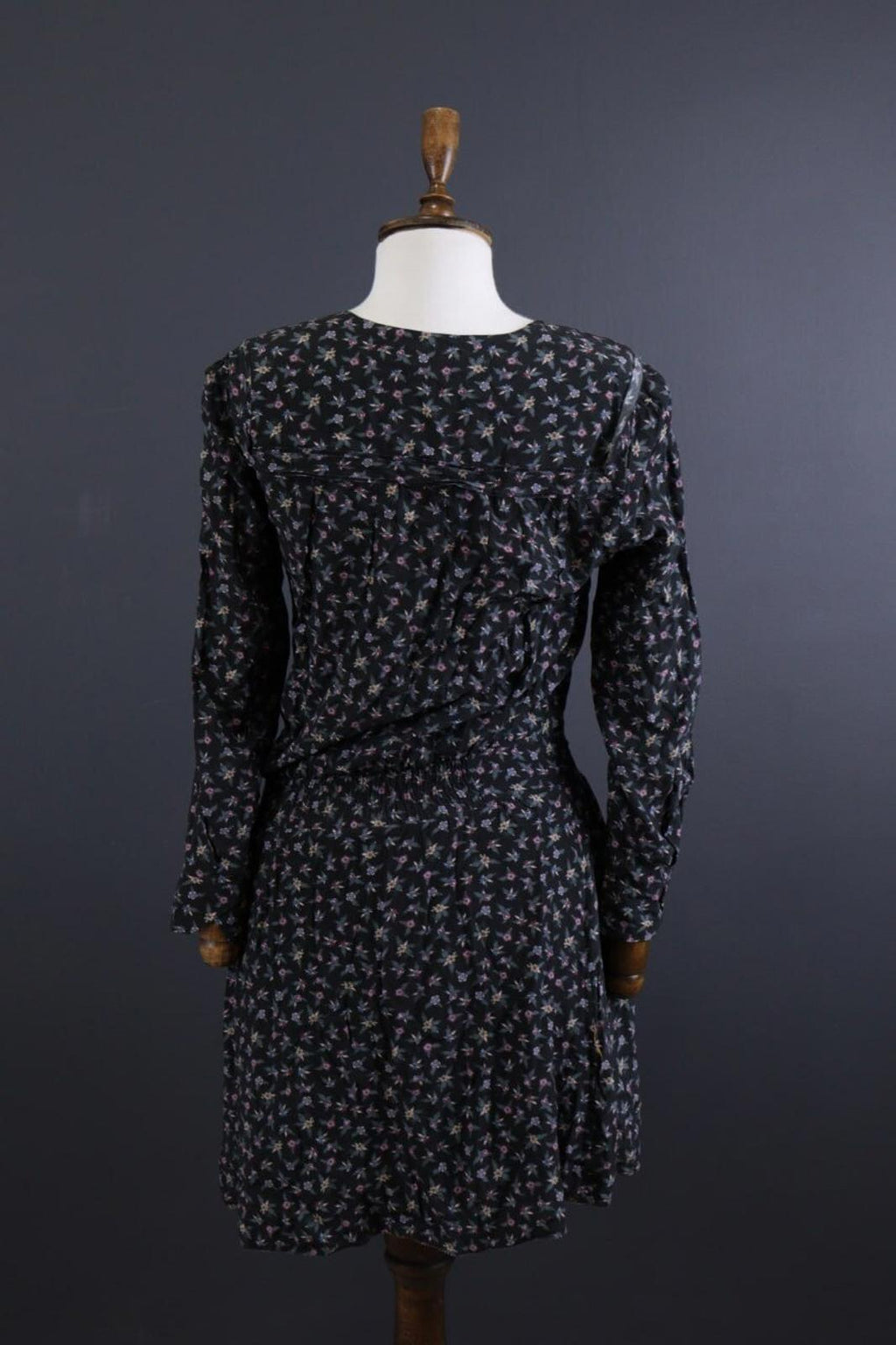 ZADIG & VOLTAIRE Remus Liberty Black Floral Long Sleeve Summer Dress – Size XS