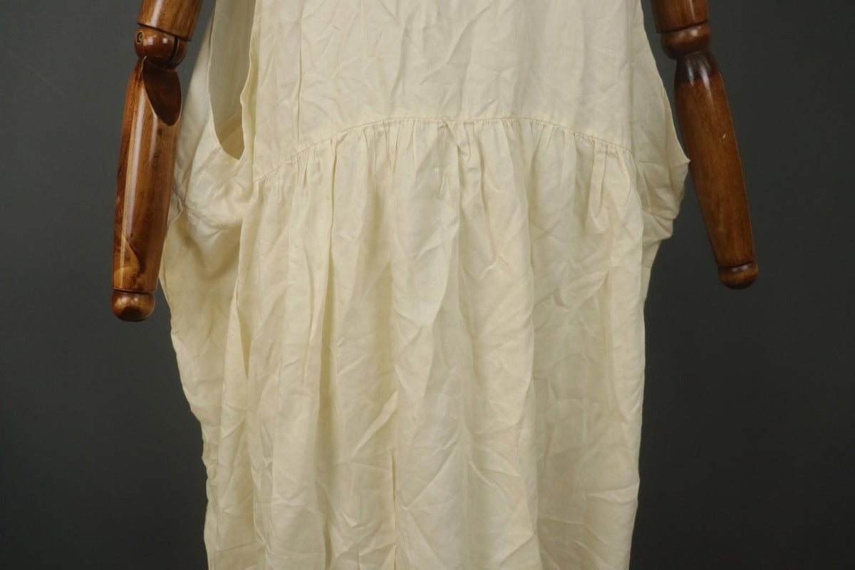 Barbara Lang Cotton Crew Neck Sleeveless Knee Length Pullover Tank Dress Sz L/XL