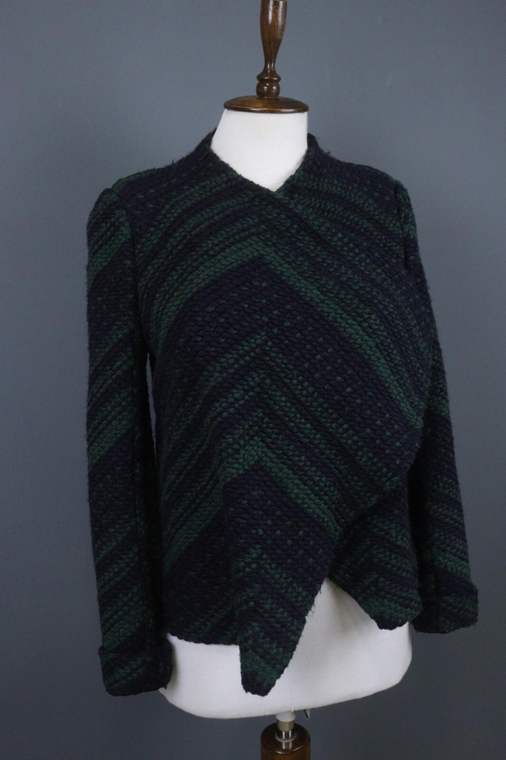 BA&SH ZOLA Multicolor Striped Long Sleeve Open Front Cardigan Sweater – Size 1