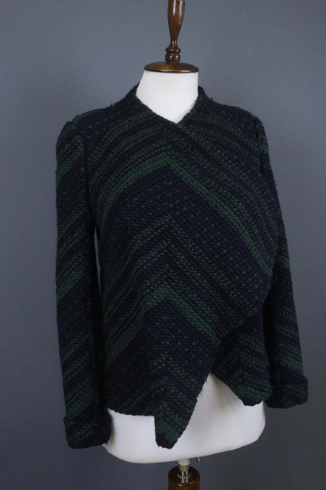 BA&SH ZOLA Multicolor Striped Long Sleeve Open Front Cardigan Sweater – Size 1