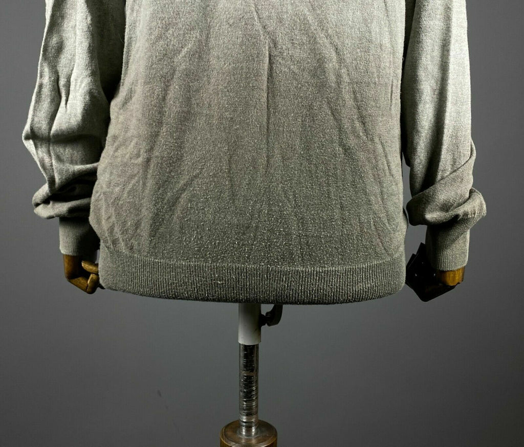 Desigual Why Grey Crew Neck Cotton Jumper Sweater – Women's L