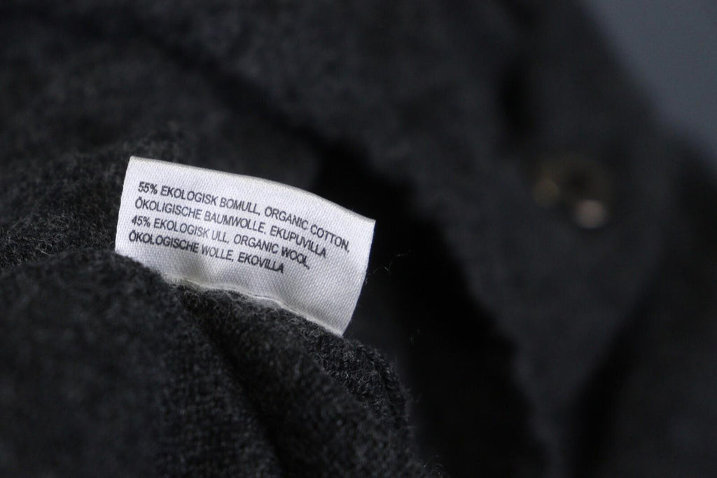GUDRUN SJODEN Gray Long Sleeve Lagenlook Knit Cardigan Sweater – Size M