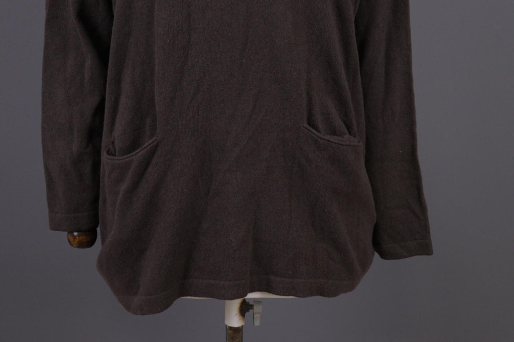 ICEBERG Brown Wool Oversized Knit Sweater – Size 40 M