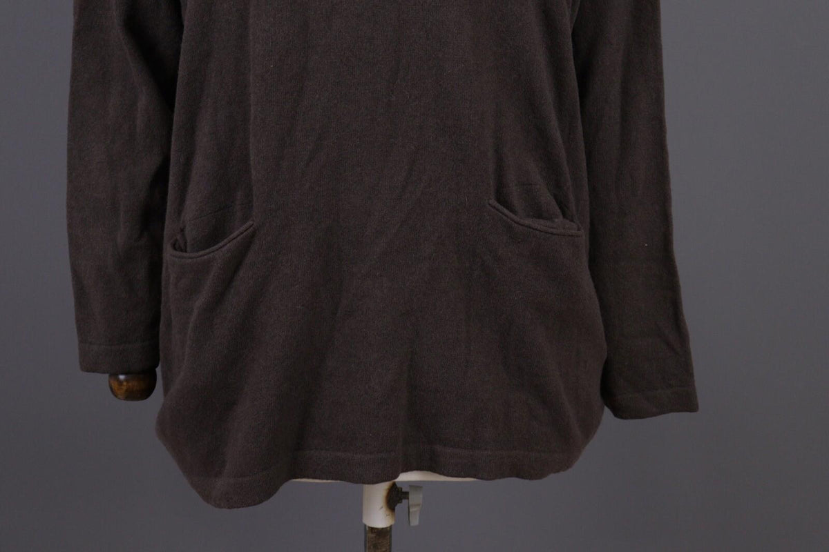 ICEBERG Brown Wool Oversized Knit Sweater – Size 40 M