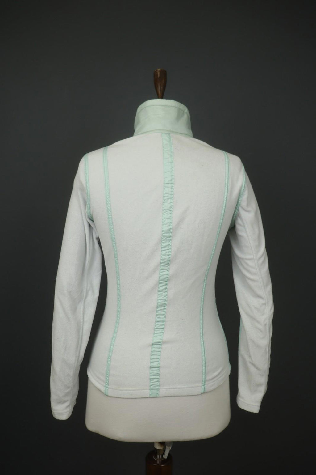 Used FRAUENSCHUH Blue Pockets Long Sleeve Full Zip Winter Soft Fleece Jacket – Size 1