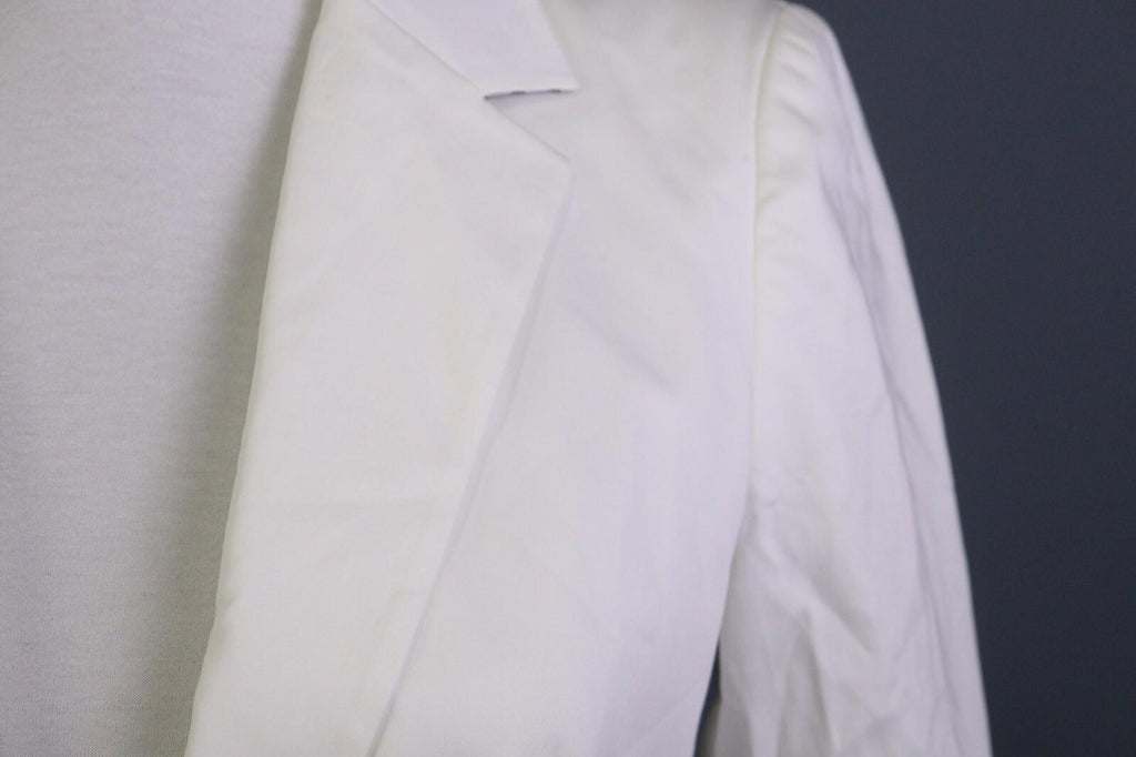 ETRO MILANO White Two Button Blazer Jacket – Size 44