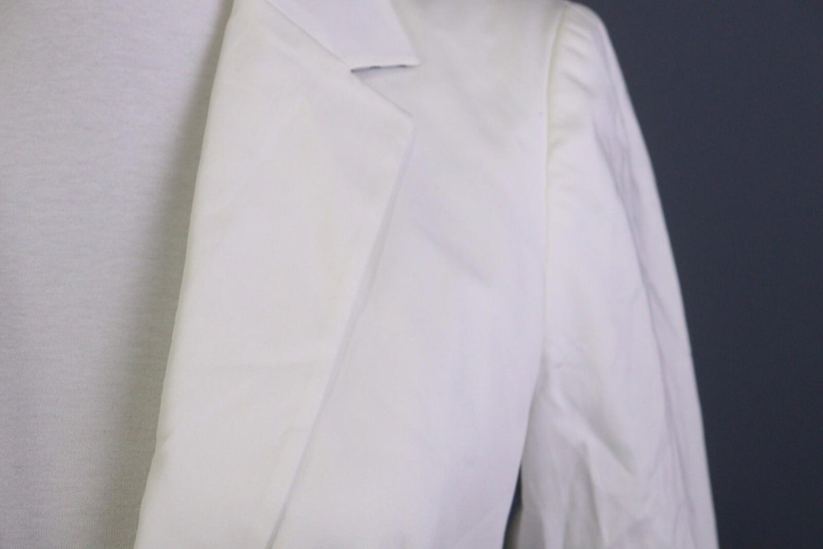 ETRO MILANO White Two Button Blazer Jacket – Size 44