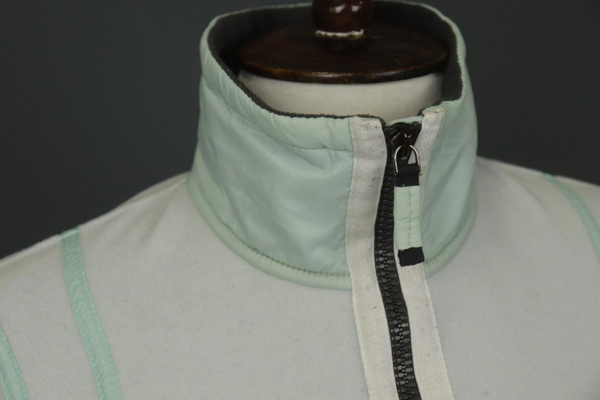 FRAUENSCHUH Blue Pockets Long Sleeve Full Zip Winter Soft Fleece Jacket – Size 1