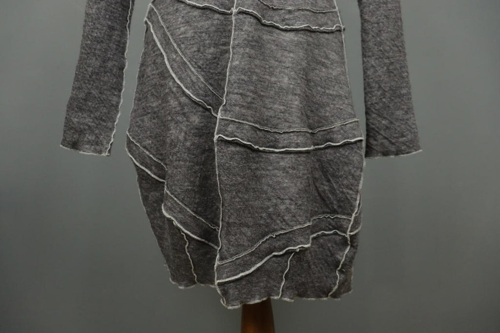 RUNDHOLZ BLACK LABEL Gray Cotton Long Sleeve Open Front Cardigan Sweater – Size 0S