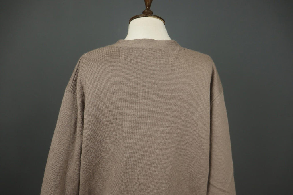 ZADIG & VOLTAIRE Brown Knitted V-Neck Long Sleeve Button Cardigan Sweater M/L