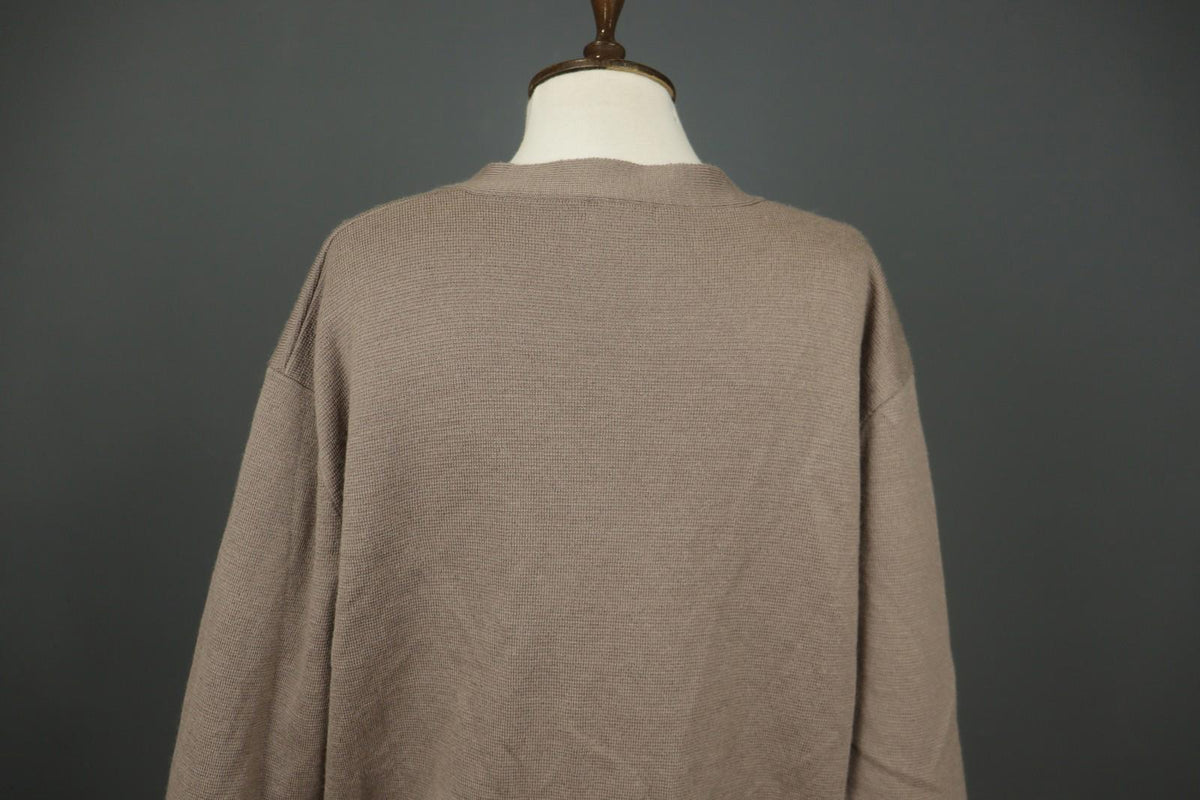 ZADIG & VOLTAIRE Brown Knitted V-Neck Long Sleeve Button Cardigan Sweater M/L