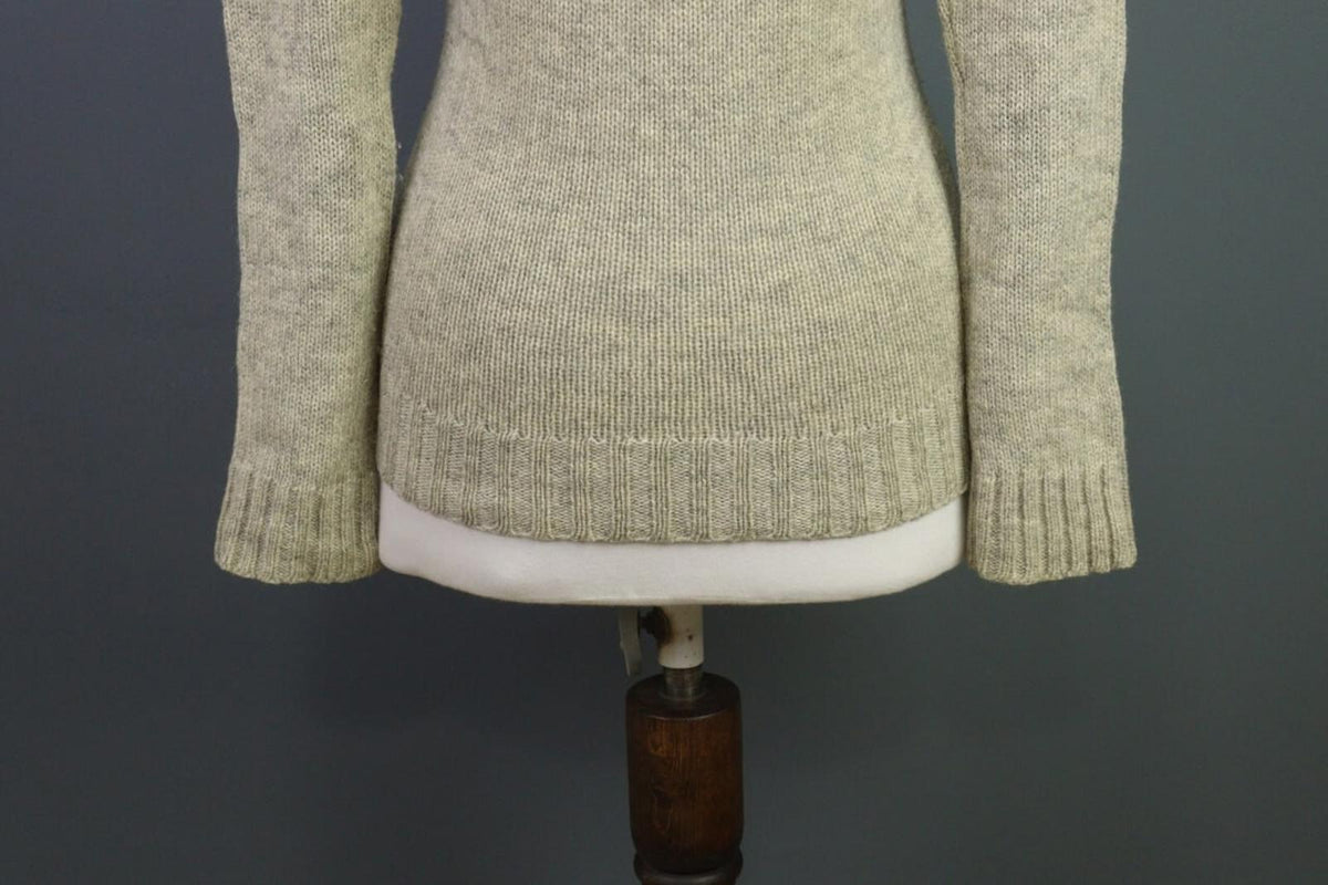 ISABEL MARANT ETOILE Sweater Ivory V-Neck Wool Lightweight – Size 1