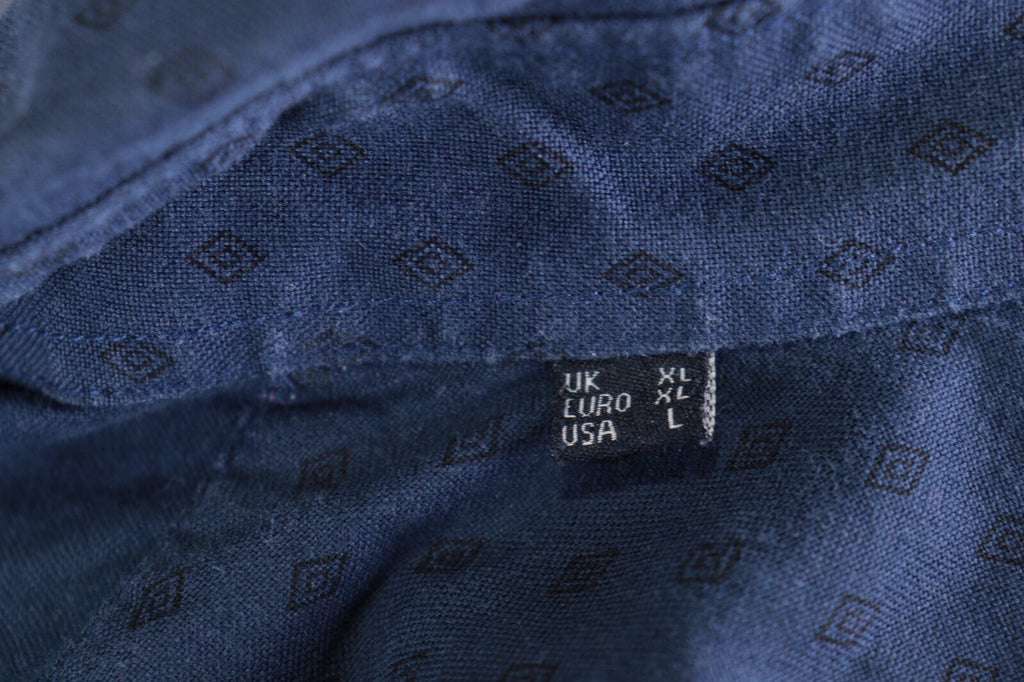 Barbour Tailored Fit Blue Long Sleeve Button Down Shirt – Size EUR XL / USA L
