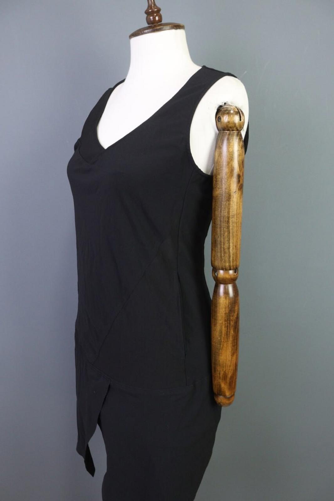 MARITHE FRANCOIS GIRBAUD Gray V-Neck Bodycon Dress – Size I 44 US 29