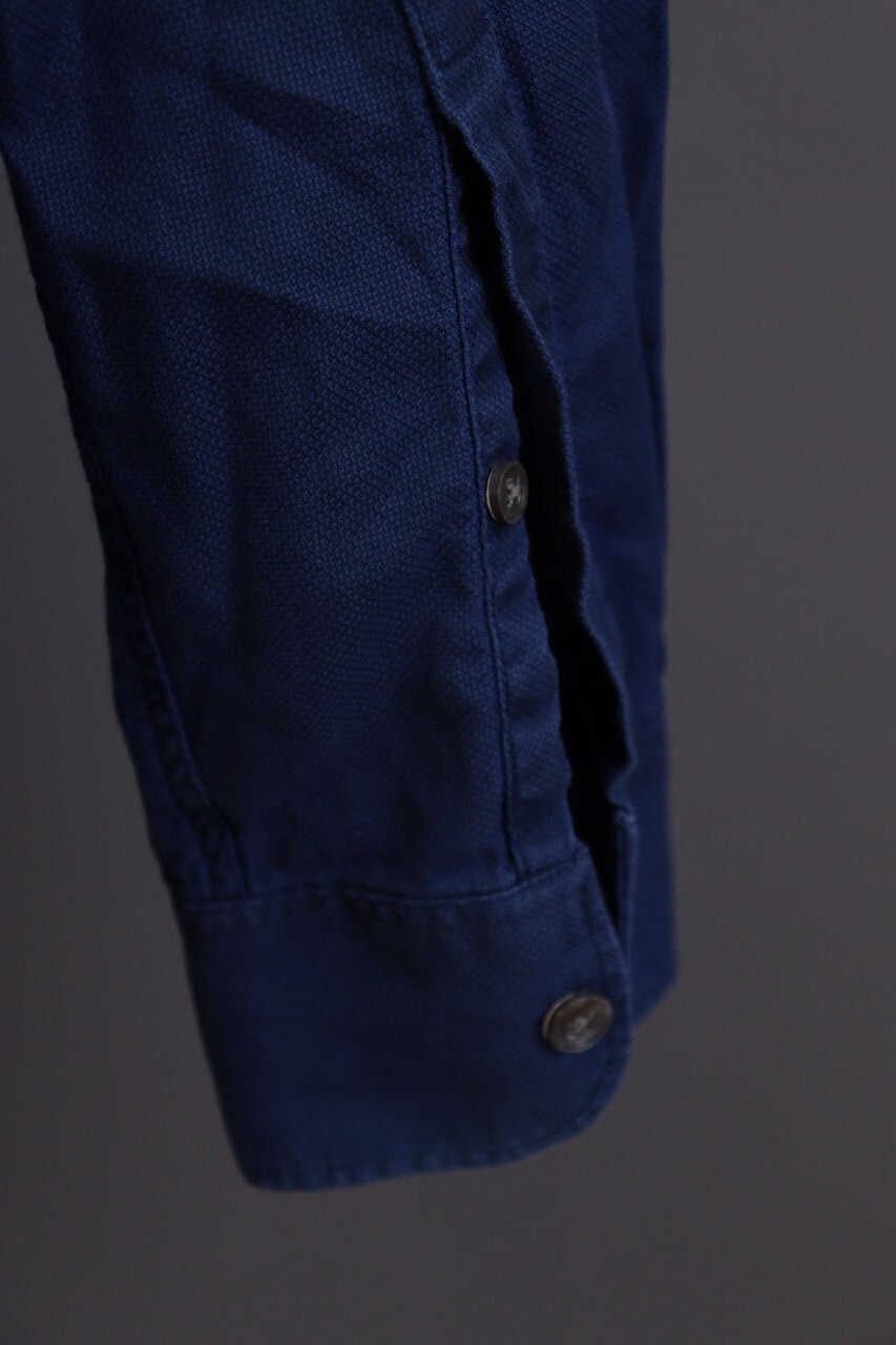 Closed Regular Blue Long Sleeve Button Down Shirt – Size L