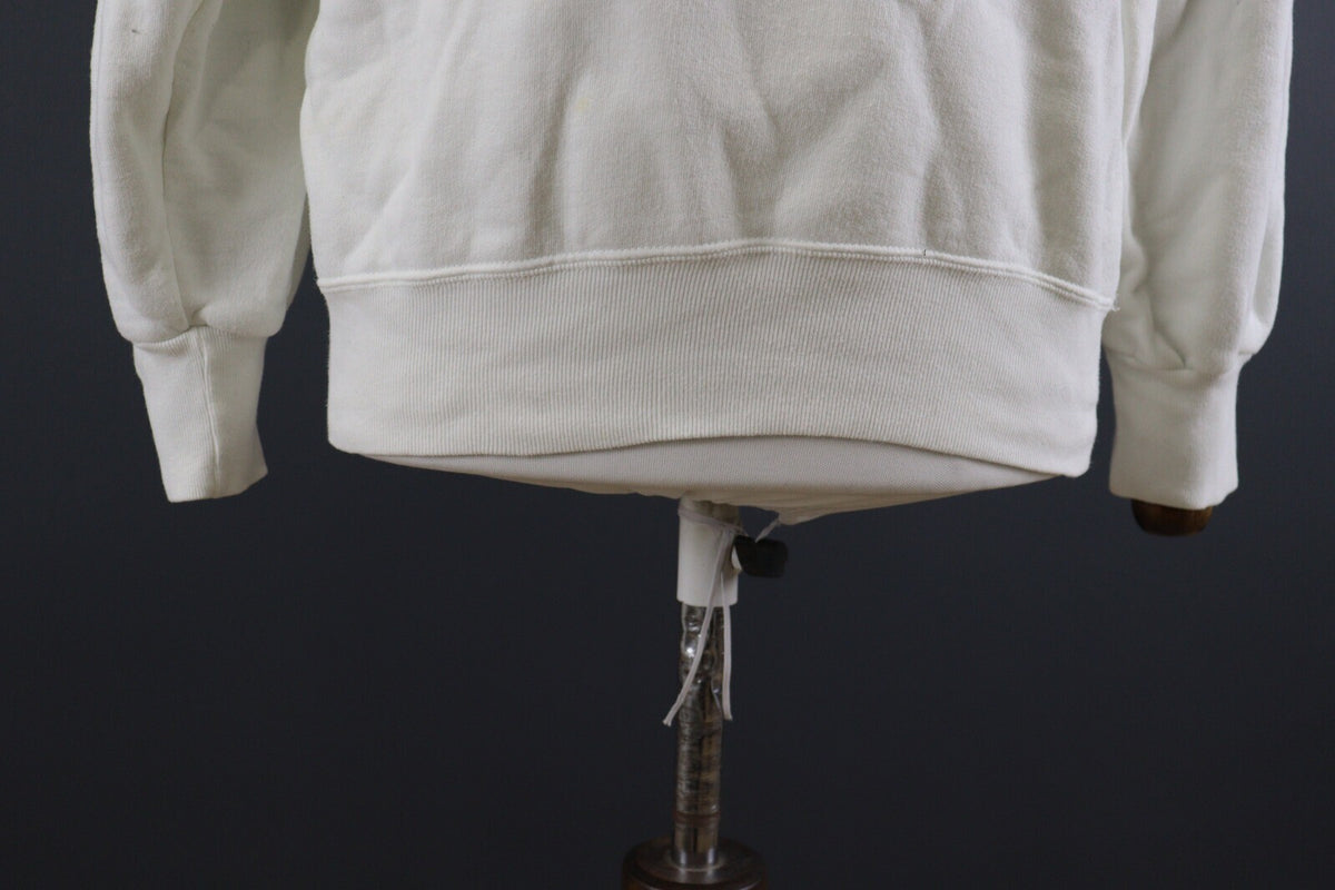 Best Company Olmes Carretti Vintage White Polo Carts Knit Sweatshirt – Size L
