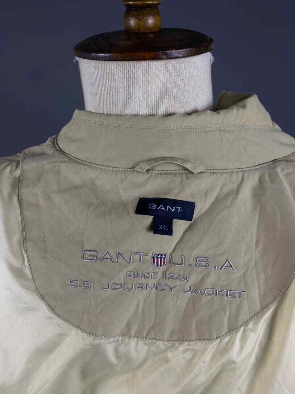 Gant USA E.G Journey Beige Nylon Coat Jacket – Men's 2XL / XXL