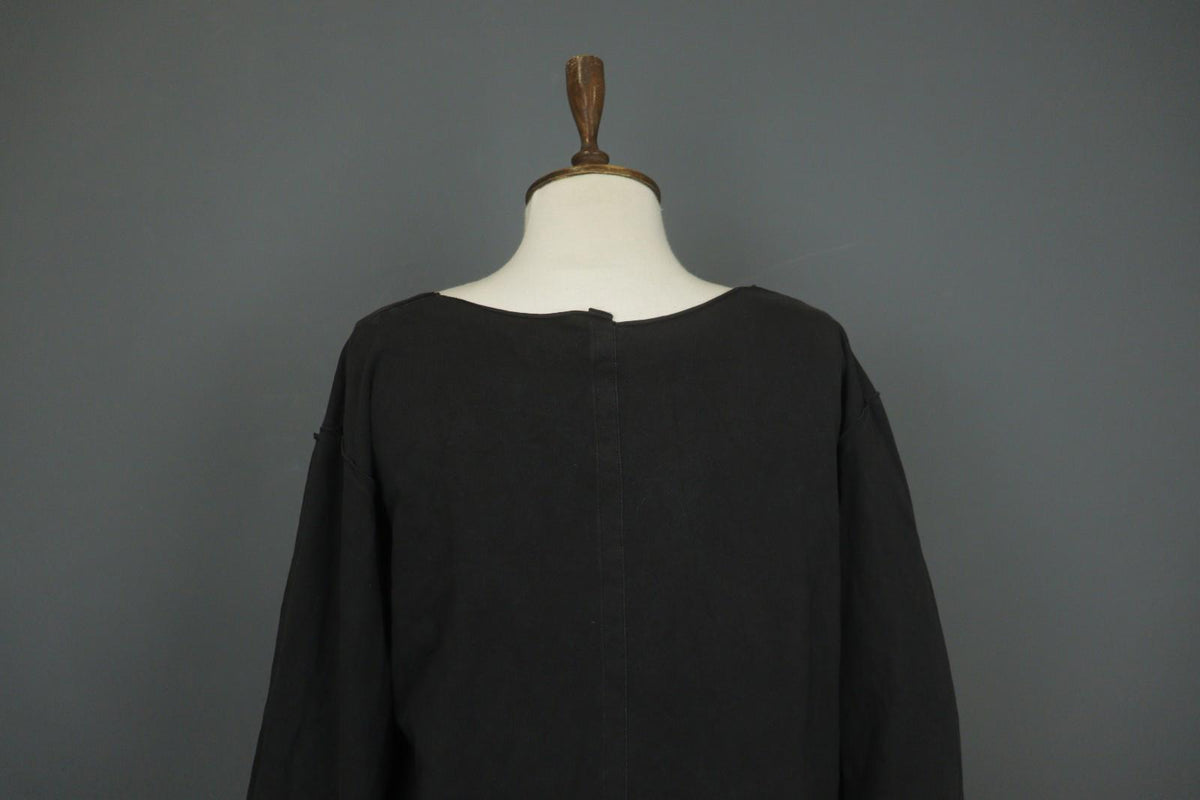 RUNDHOLZ Black Lagenlook Summer Long Sleeve Pullover Blouse Top – Size L