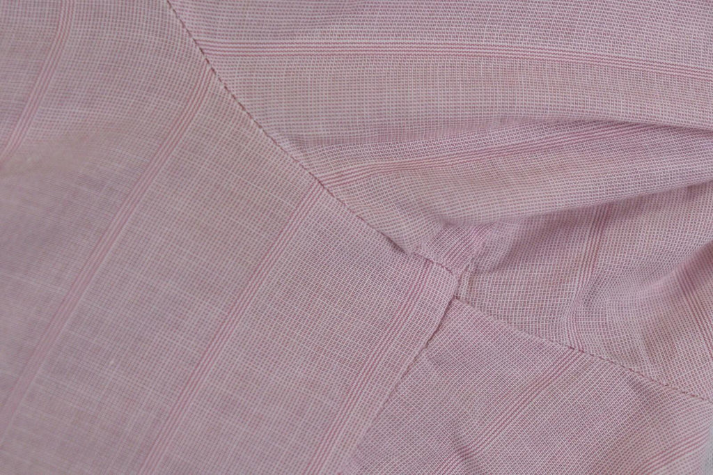 BURBERRY BRIT Pink Lightweight 3/4 Sleeve Stretch Button Down Shirt – Size XS