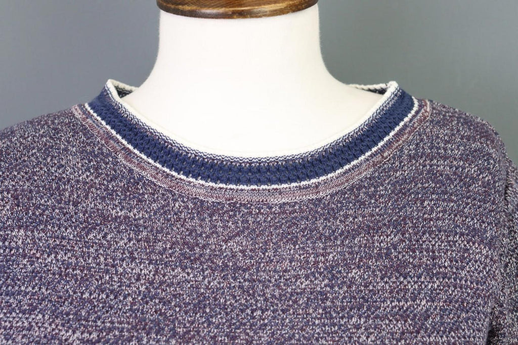 CHANEL Multicolor Knitted Crew Neck Short Sleeve Pullover Sweater – Size S / M