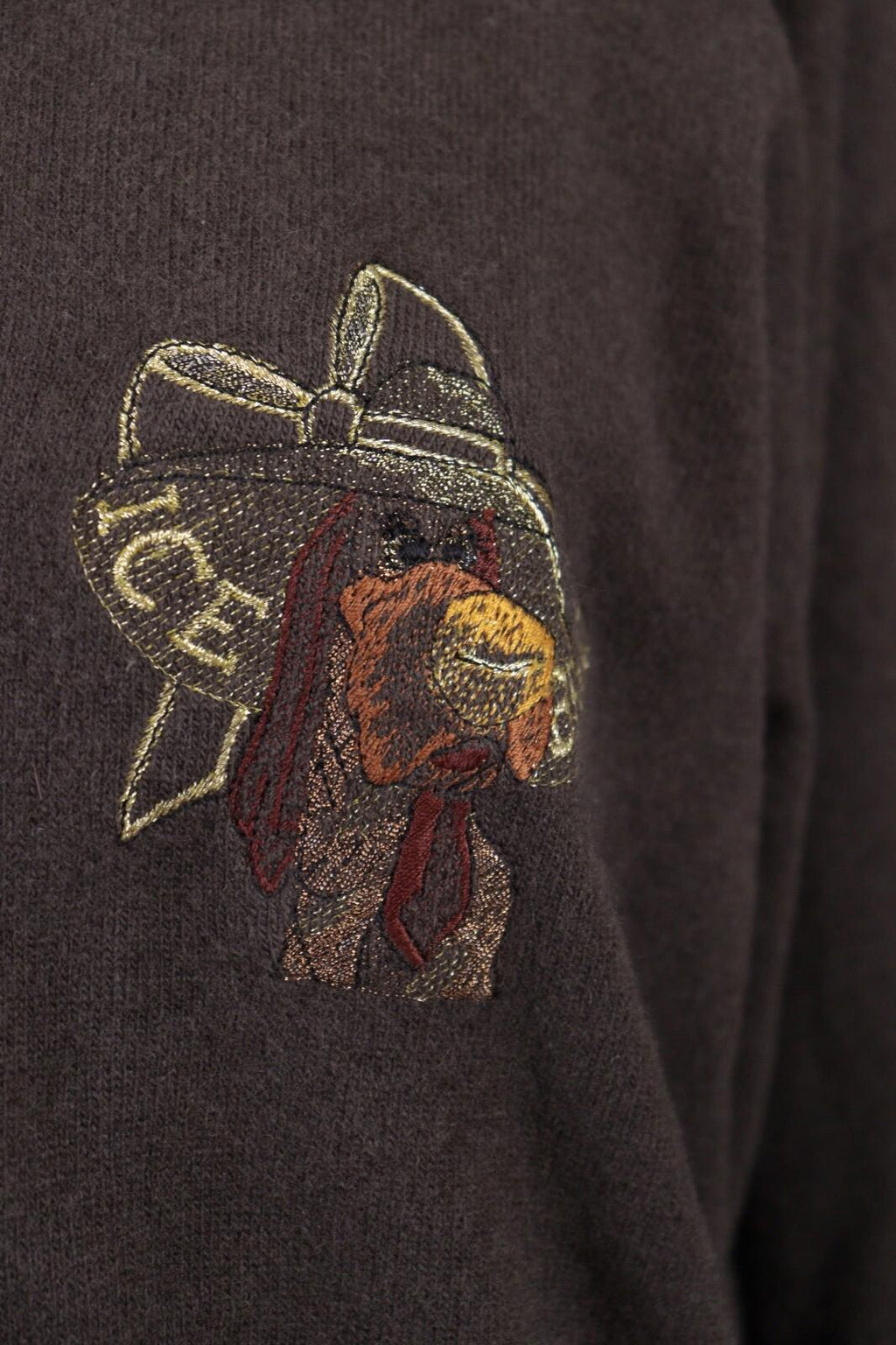 ICEBERG Brown Wool Oversized Knit Sweater – Size 40 M
