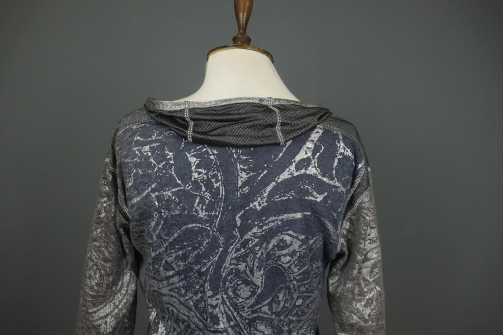 BEATE HEYMANN Multicolor Printed Long Sleeve Pullover Activewear Hoodie – Size 14