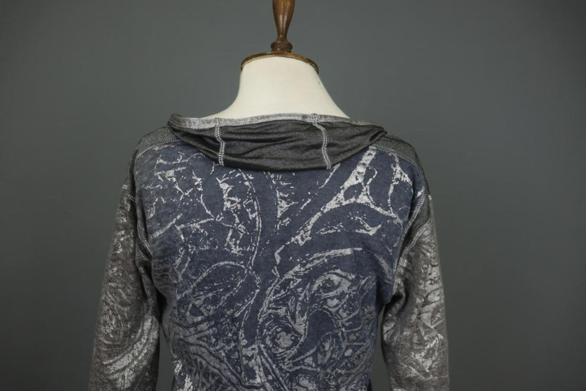 BEATE HEYMANN Multicolor Printed Long Sleeve Pullover Activewear Hoodie – Size 14