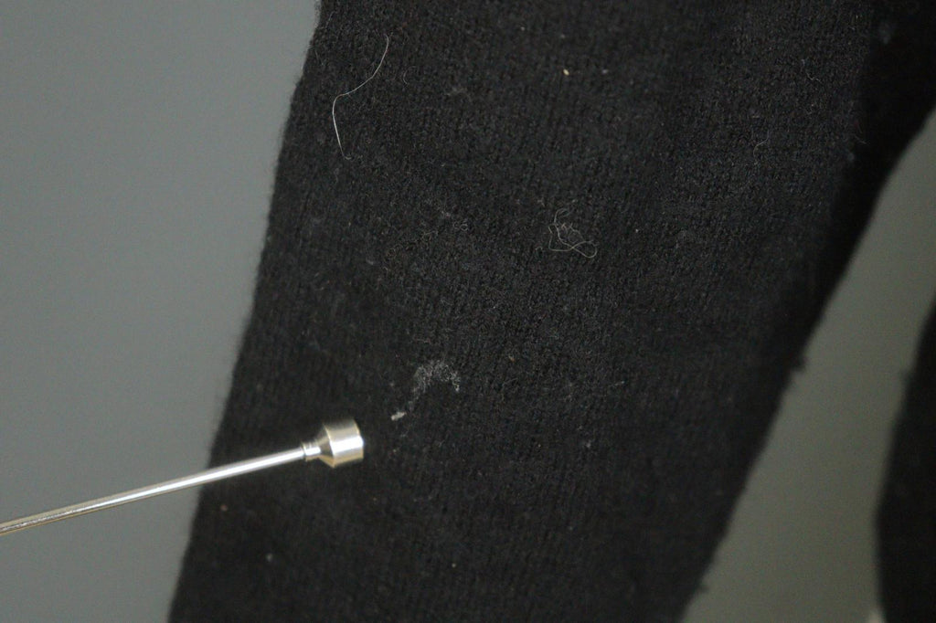 GUDRUN SJODEN Black 100% Wool Long Sleeve Button Front Cardigan Sweater – Size L