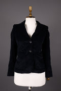 Weekend Max Mara Black Corduroy Two Button Blazer Jacket – Size I 38 / GB 6