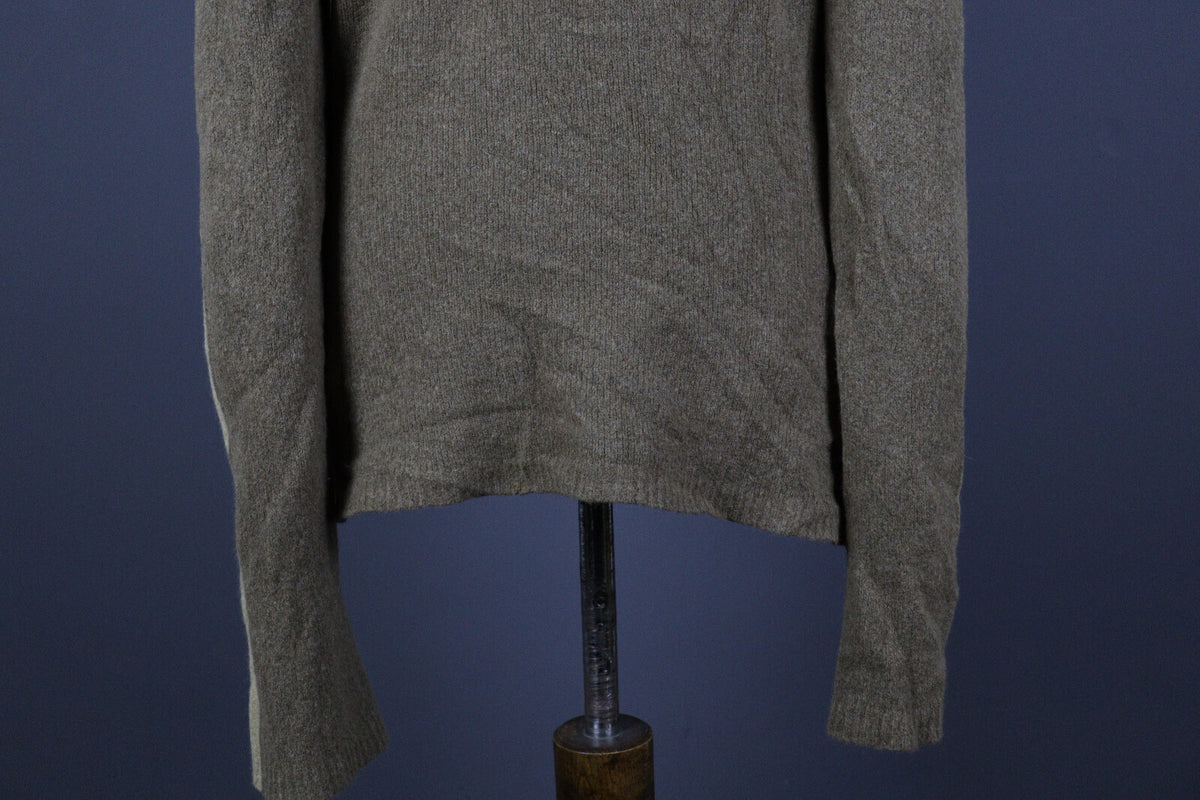 Marc Cain Brown Angora Wool Long Sleeve Oversized Knit Sweater – Size 2