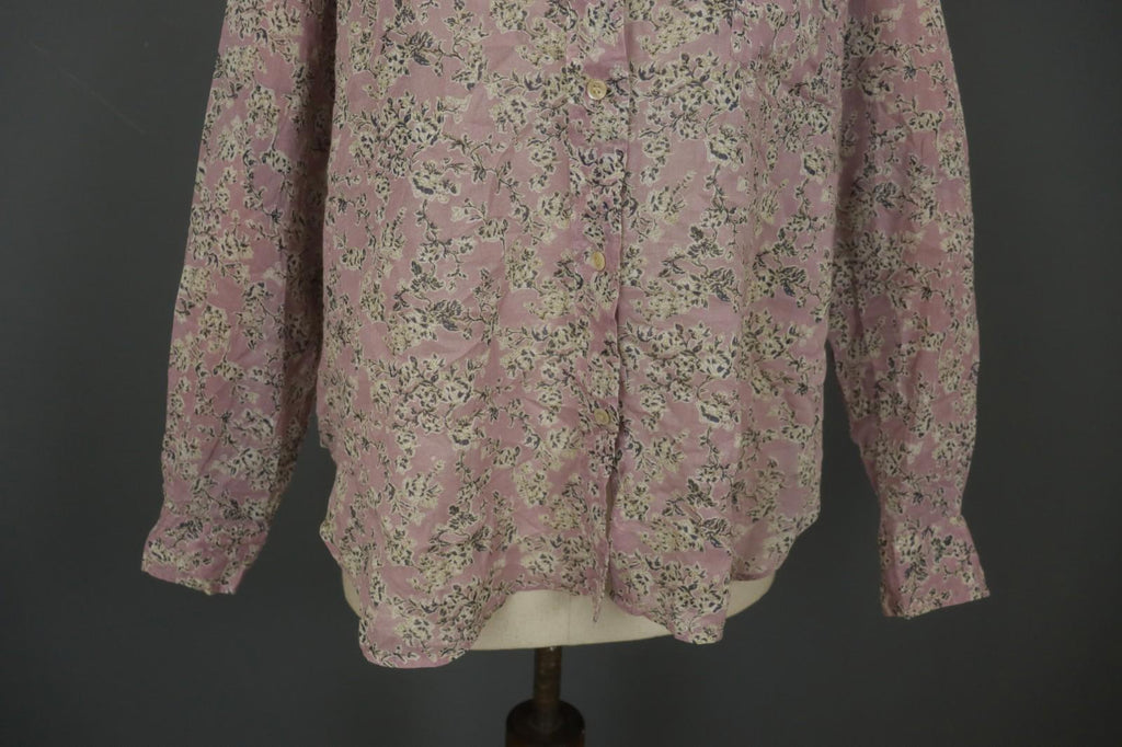 ISABEL ÉTOILE MARANT Multi Floral Long Sleeve Button Front Shirt Top – Size 38