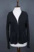 TRANSIT PAR SUCH Black Long Sleeve Lightweight Cardigan Sweater – Size 4