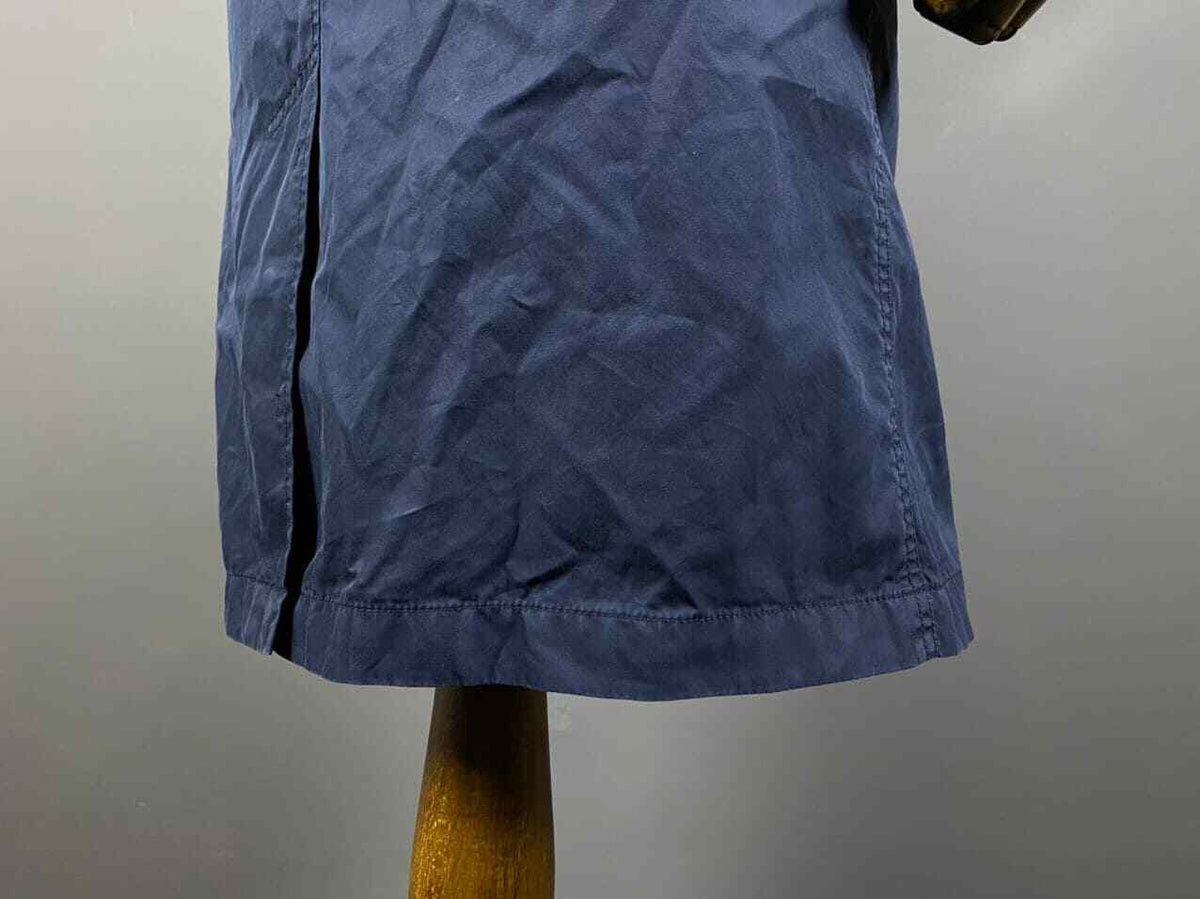 Raw Correctline By G-Star Blue Double Breasted Coat – Women's M