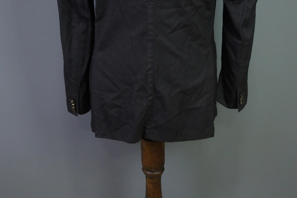 BOGLIOLI Black Wool Formal Notch Lapel Single Breasted Blazer K Jacket – Size 50
