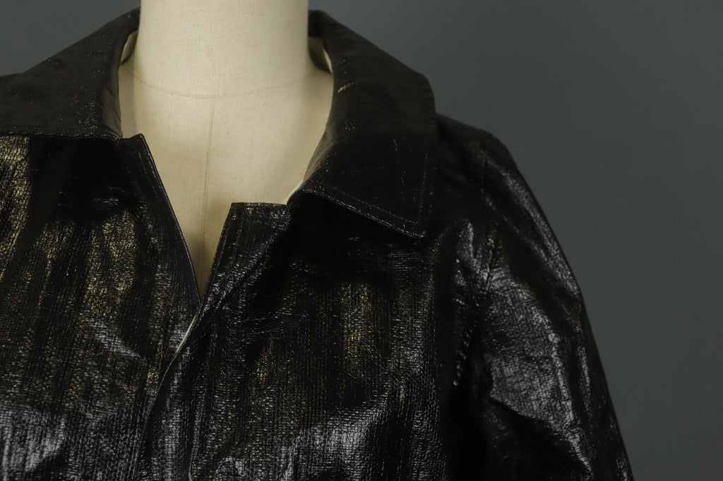 Carolina Herrera Black Regular Fit Long Sleeve Open Front Trench Coat – Size XS – Used