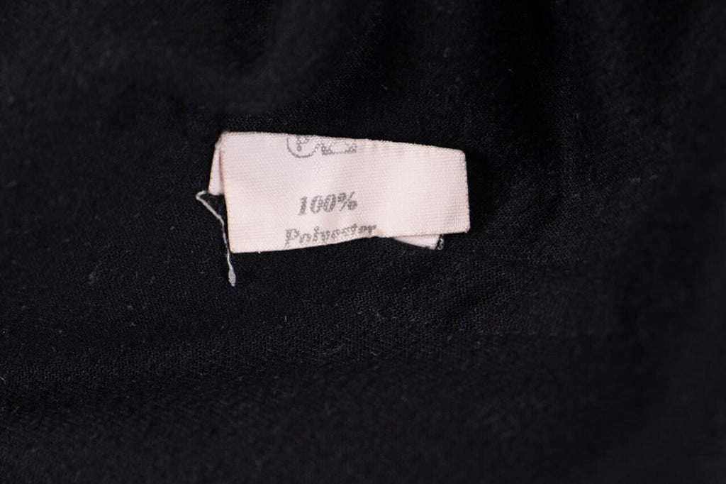 Frauenschuh Balck High Neck Pockets Full Zip Fleece Jacket – Size L