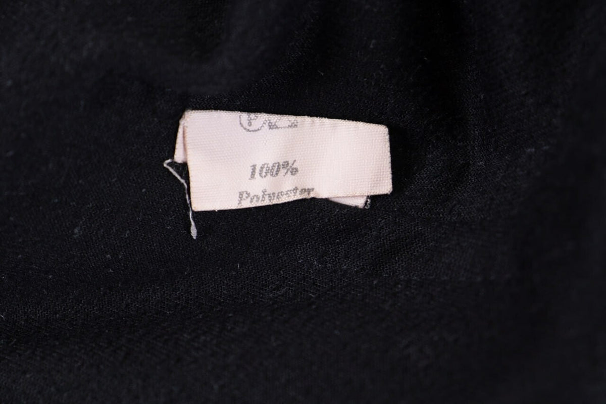 Frauenschuh Balck High Neck Pockets Full Zip Fleece Jacket – Size L