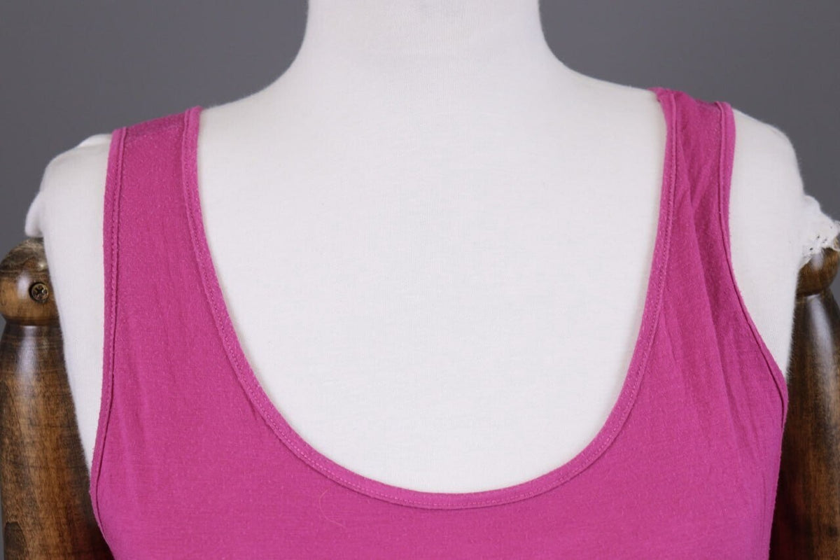 Gudrun Sjoden Pink Bodycon Sleeveless Tunic Blouson Dress – Size M – Used