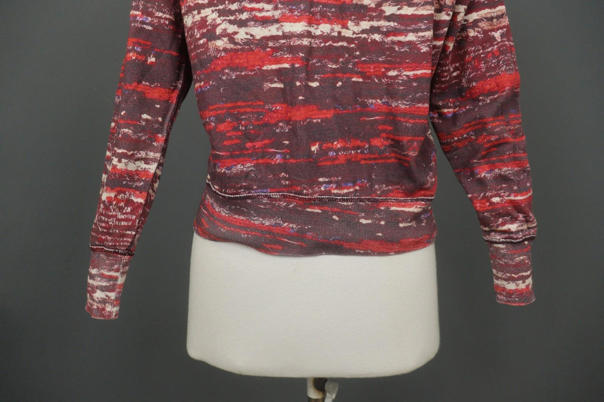ISABEL MARANT POUR H&M Multi Space Dye Raglan Sleeve Pullover Sweater – Size 34