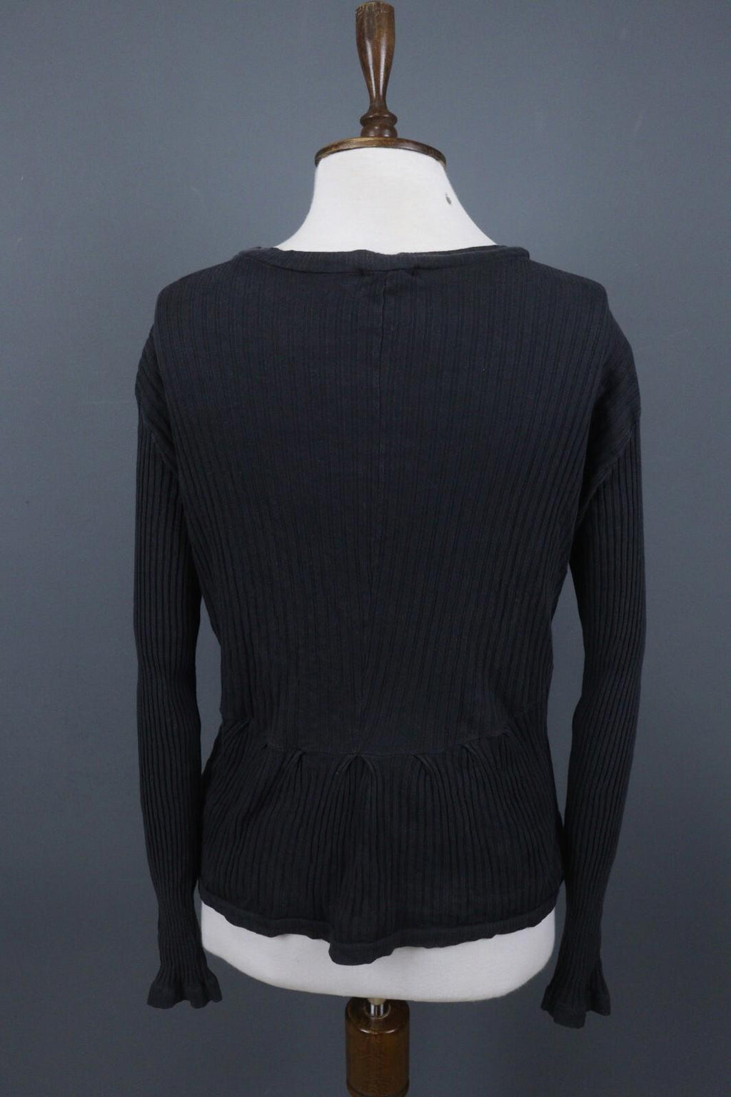 TRANSIT PAR SUCH Black Long Sleeve Lightweight Cardigan Sweater – Size 4