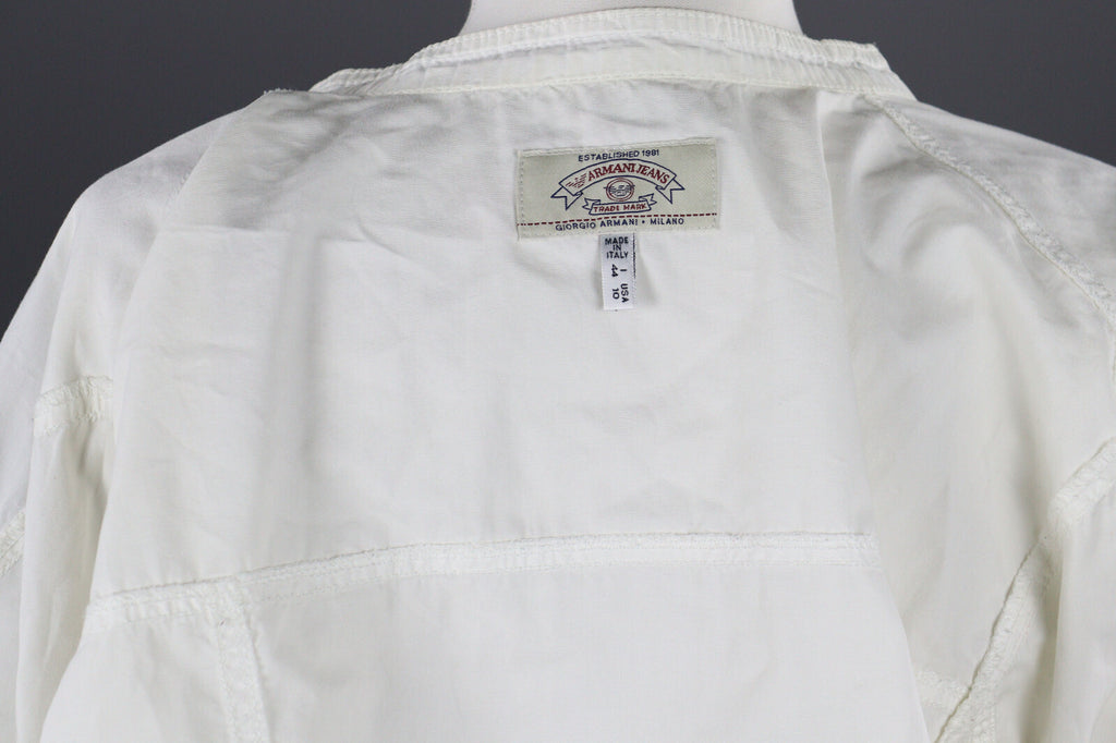 Armani Jeans Cropped Full Zip Bomber Jacket – Women's USA 10